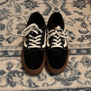 Classic Black and White Skate Vans Shoes